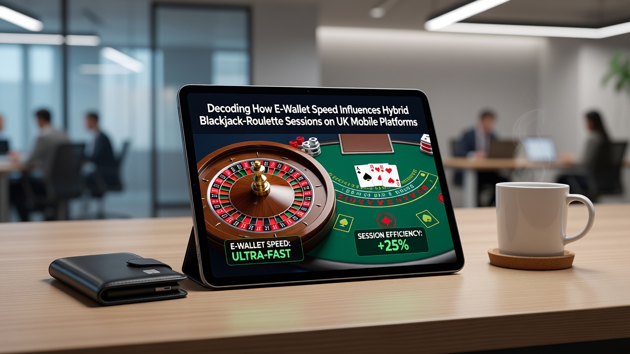 Close-up of smartphone showing rapid balance update during hybrid game session with e-wallet icon