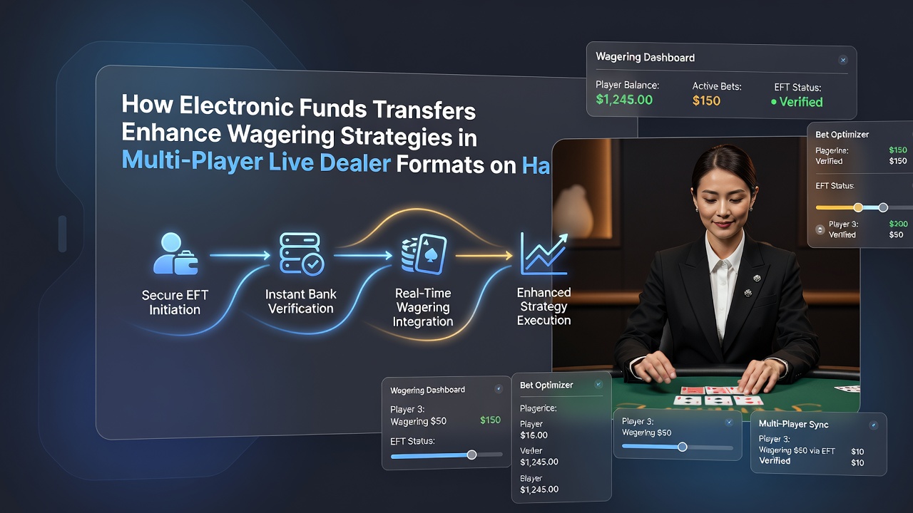 Mobile screen showing live dealer table with integrated transfer options