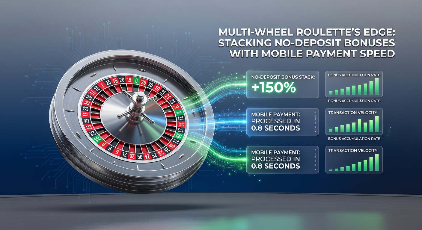 Smartphone interface showing a quick mobile deposit confirmation next to a multi-wheel roulette bet slip and stacked bonus icons