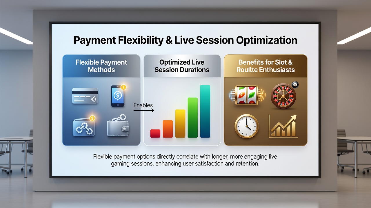 Diagram showing transaction flows that extend live roulette and slot engagement times