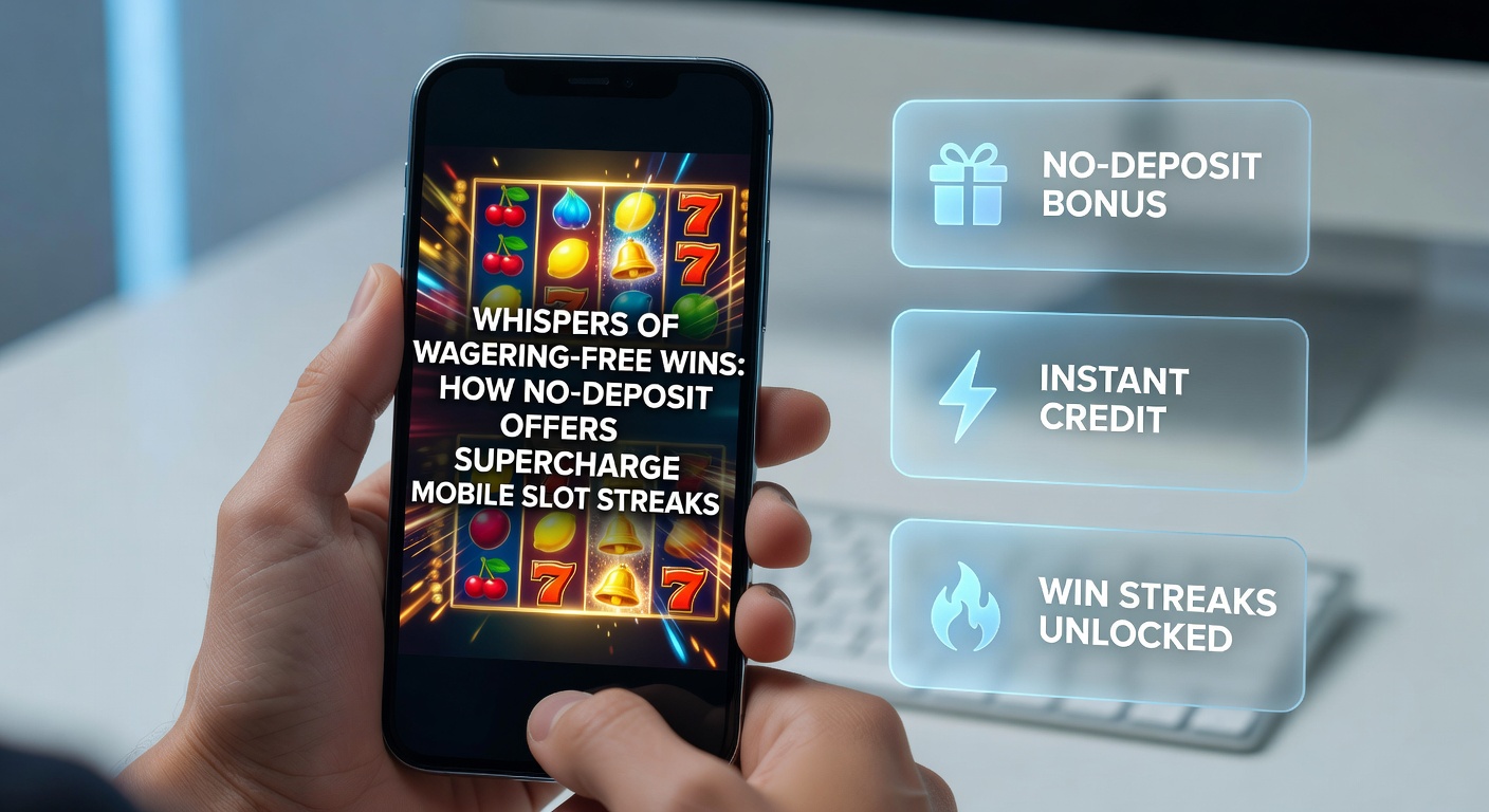 Graph showing rising trends in no-deposit bonus usage on mobile slots with streak win rates overlaid